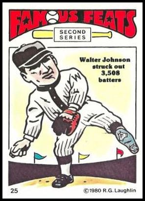 25 Walter Johnson